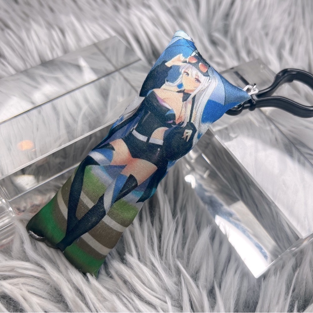 Handmade Anime Belfast Azur Lane Anxiety Relief Plush Keychain